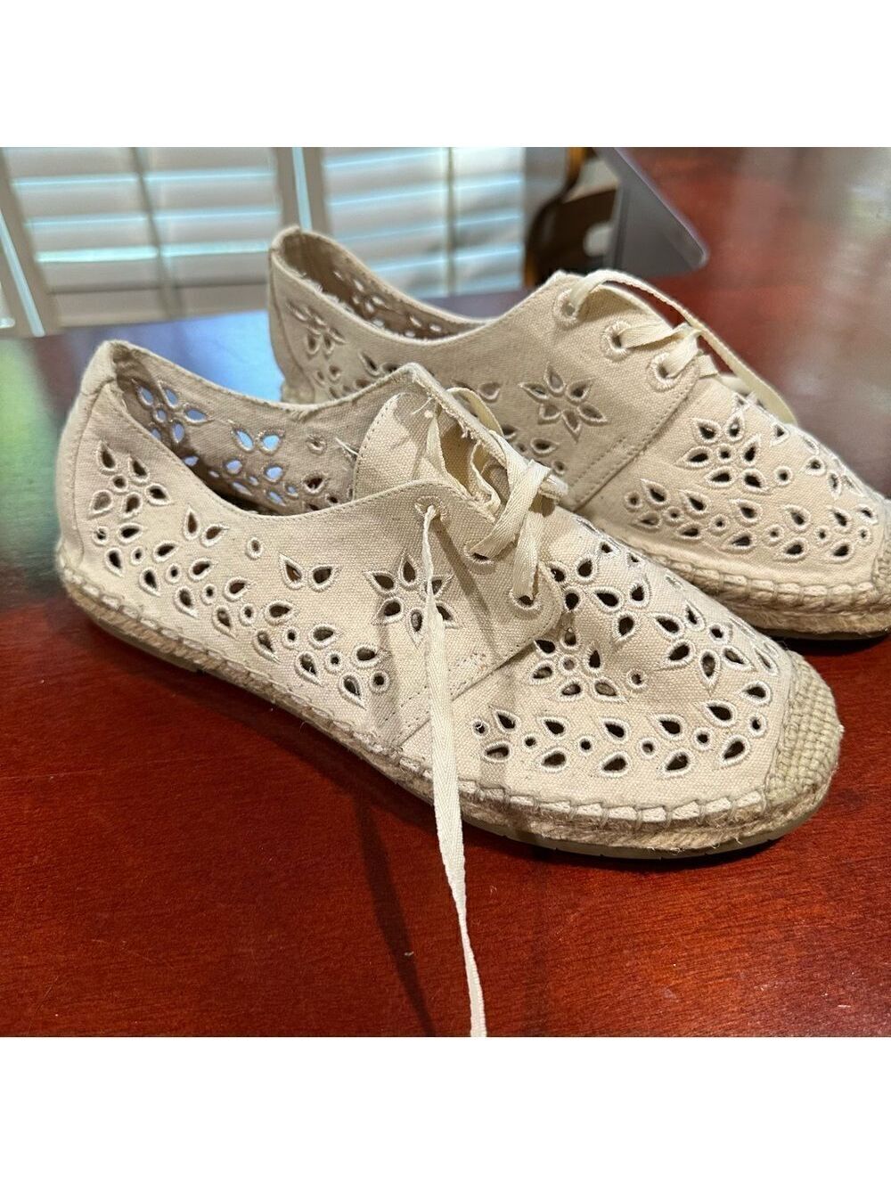 Anthropologie Joie Canvas Floral Espadrille Sneakers – Size 5